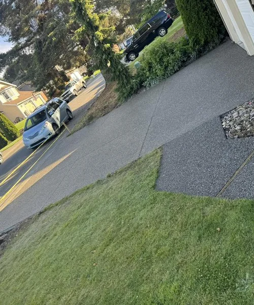 Exposed Aggregate Driveway in Federal Way
